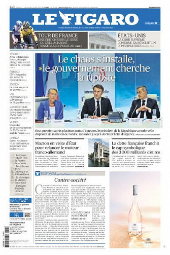 Le Figaro du Samedi 1er et Dimanche 2 Juillet 2023
