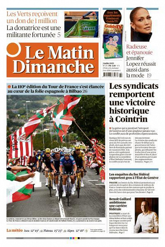 Le Matin Dimanche - 2 Juillet 2023