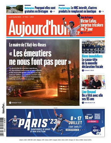 Aujourd’hui en France - 3 Juillet 2023