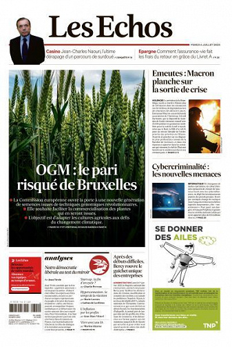 Les Echos du Mardi 4 Juillet 2023