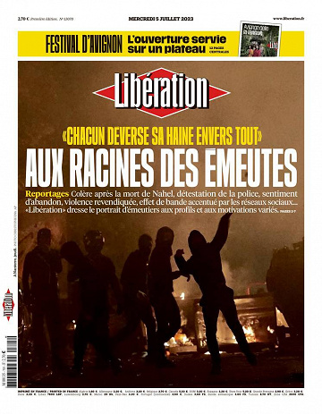 Libération du Mercredi 5 Juillet 2023