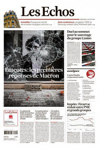 Les Echos du Mercredi 5 Juillet 2023