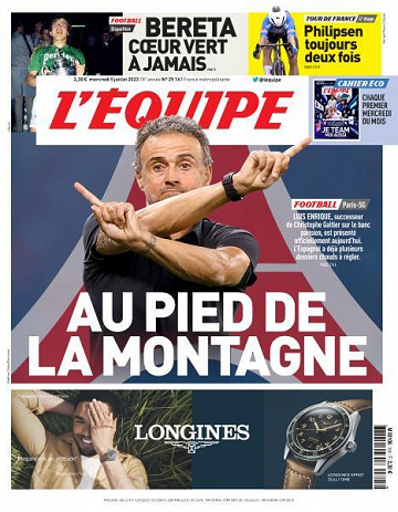 L’equipe du Mercredi 5 Juillet 2023