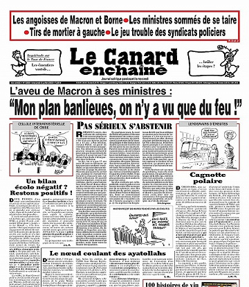Le Canard Enchainé du Mercredi 5 Juillet 2023