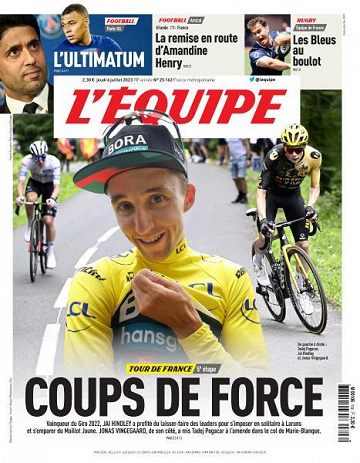 L’equipe du Jeudi 6 Juillet 2023