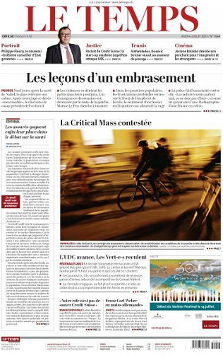 Le Temps - 7 Juillet 2023