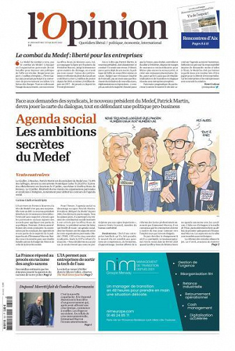 L’Opinion - 7-8 Juillet 2023