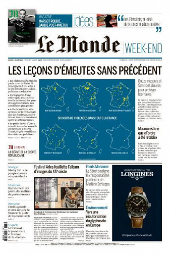Le Monde du Samedi 8 Juillet 2023