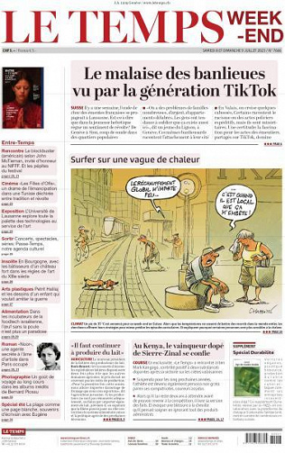 Le Temps - 8-9 Juillet 2023
