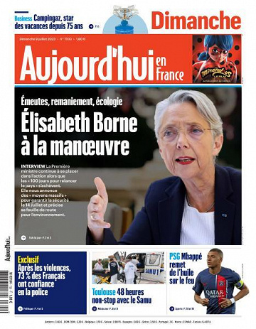 Aujourd’hui en France - 9 Juillet 2023