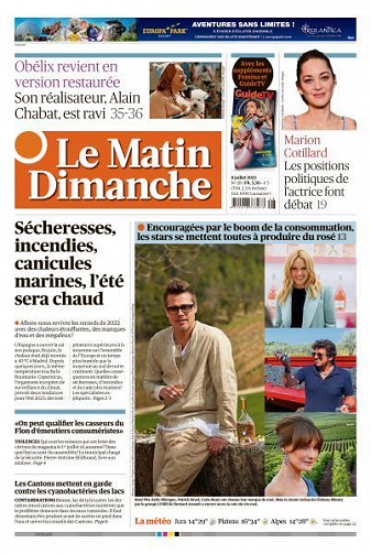 Le Matin Dimanche - 9 Juillet 2023