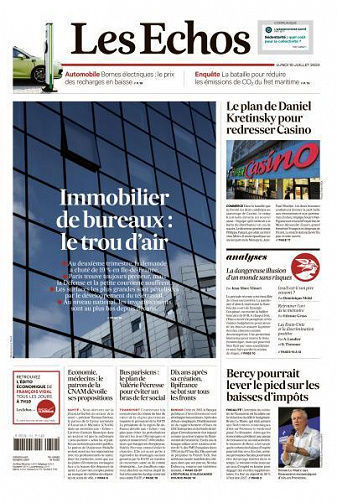 Les Echos du Lundi 10 Juillet 2023