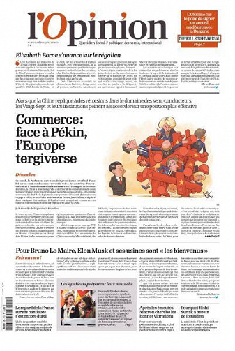 L’Opinion - 10 Juillet 2023