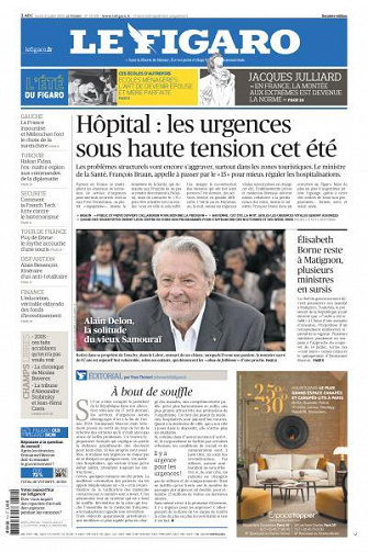 Le Figaro du Lundi 10 Juillet 2023
