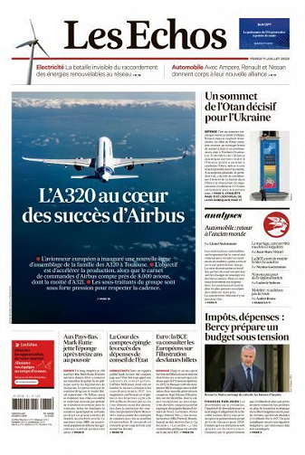 Les Echos du Mardi 11 Juillet 2023