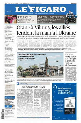 Le Figaro du Mardi 11 Juillet 2023