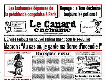 Le Canard enchaîné 12 Juillet 2023
