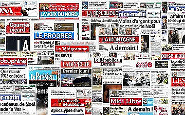 Pack Journaux Français Régionales du Mercredi 12 Juillet 2023
