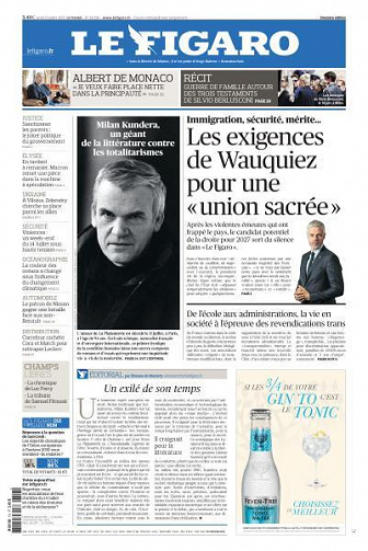 Le Figaro du Jeudi 13 Juillet 2023