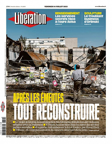 Libération du Vendredi 14 Juillet 2023