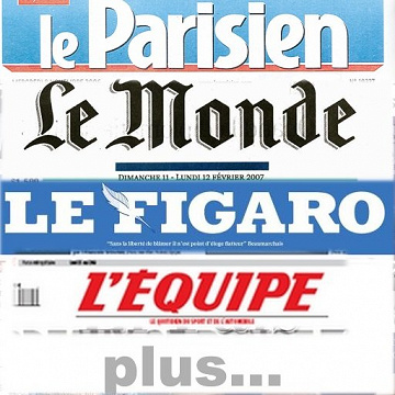 Pack Journaux Français du Dimanche 16 Juillet 2023