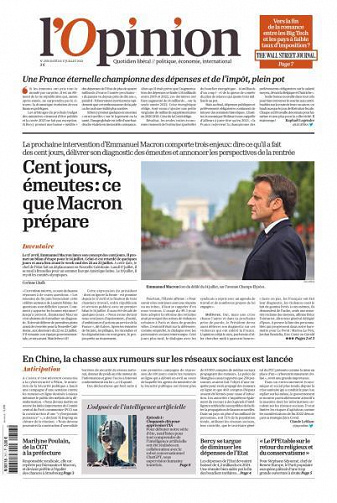 L’Opinion - 17 Juillet 2023