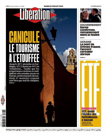 Libération du Mardi 18 Juillet 2023