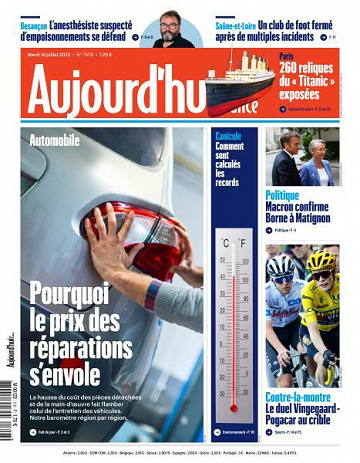 Aujourd’hui en France - 18 Juillet 2023