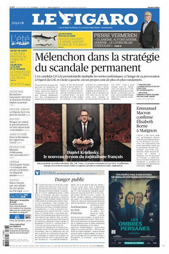 Le Figaro du Mardi 18 Juillet 2023
