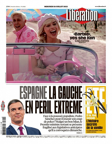 Libération du Mercredi 19 Juillet 2023
