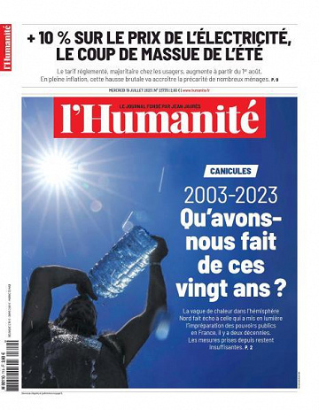 L’Humanite - 19 Juillet 2023