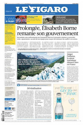 Le Figaro du Mercredi 19 Juillet 2023