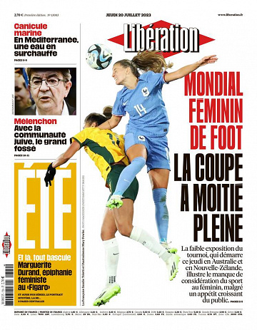Libération du Jeudi 20 Juillet 2023