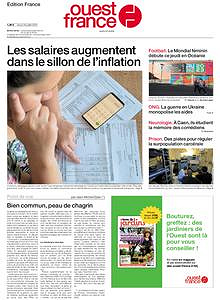 Ouest-France Éditions France+Bretagne  – 20 juillet 2023