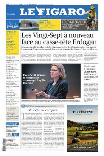 Le Figaro du Jeudi 20 Juillet 2023