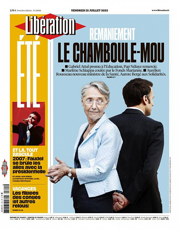 Libération du Vendredi 21 Juillet 2023