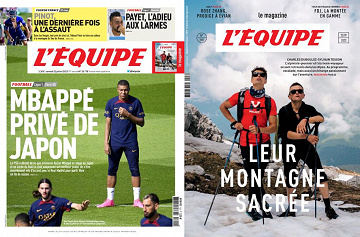Pack L’Equipe + L’Equipe Magazine - 22 Juillet 2023