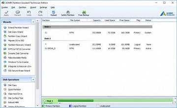 [Windows] AOMEI Partition Assistant 10.1.0 Technician Portable Win x64 Multi Préactivé