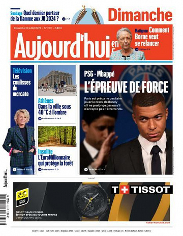 Aujourd’hui en France - 23 Juillet 2023