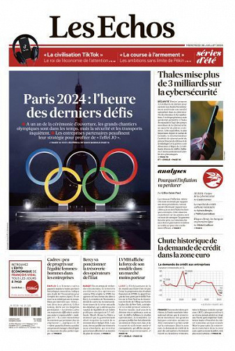 Les Echos du Mercredi 26 Juillet 2023
