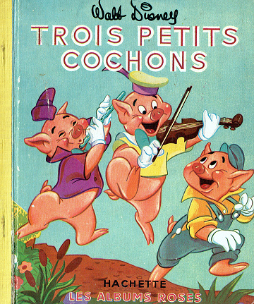 Les albums roses 1953 Trois petits cochons