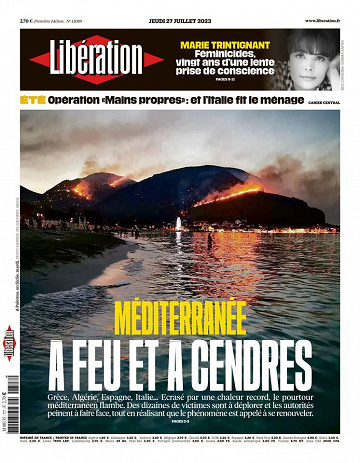 Libération du Jeudi 27 Juillet 2023