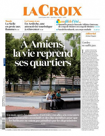 La Croix - 27 Juillet 2023
