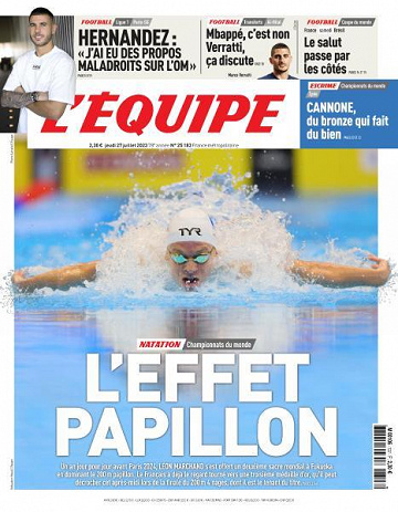 L’equipe du Jeudi 27 Juillet 2023