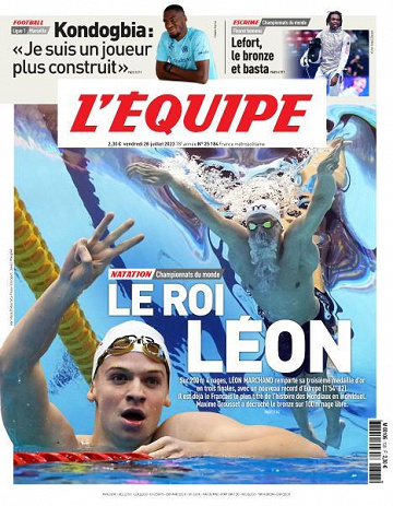 L’equipe du Vendredi 28 Juillet 2023