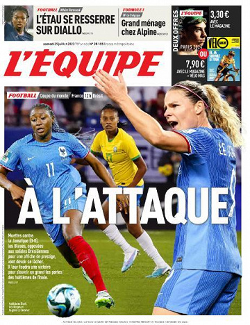 L’equipe du Samedi 29 Juillet 2023