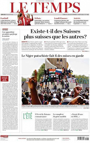 Le Temps - 31 Juillet 2023