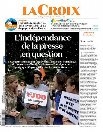 La Croix - 31 Juillet 2023