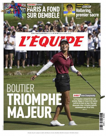 L’equipe du Lundi 31 Juillet 2023