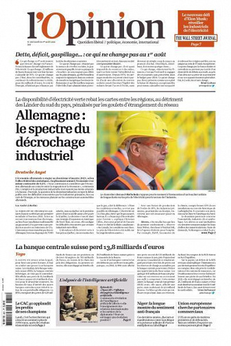 L’Opinion - 1er Août 2023